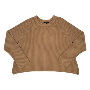 Quince Tan Crew Neck Sweater